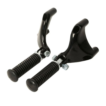 Black Rear Passenger Footpeg Mount Clamp for Harley Sportster 883 1200 (04-13)