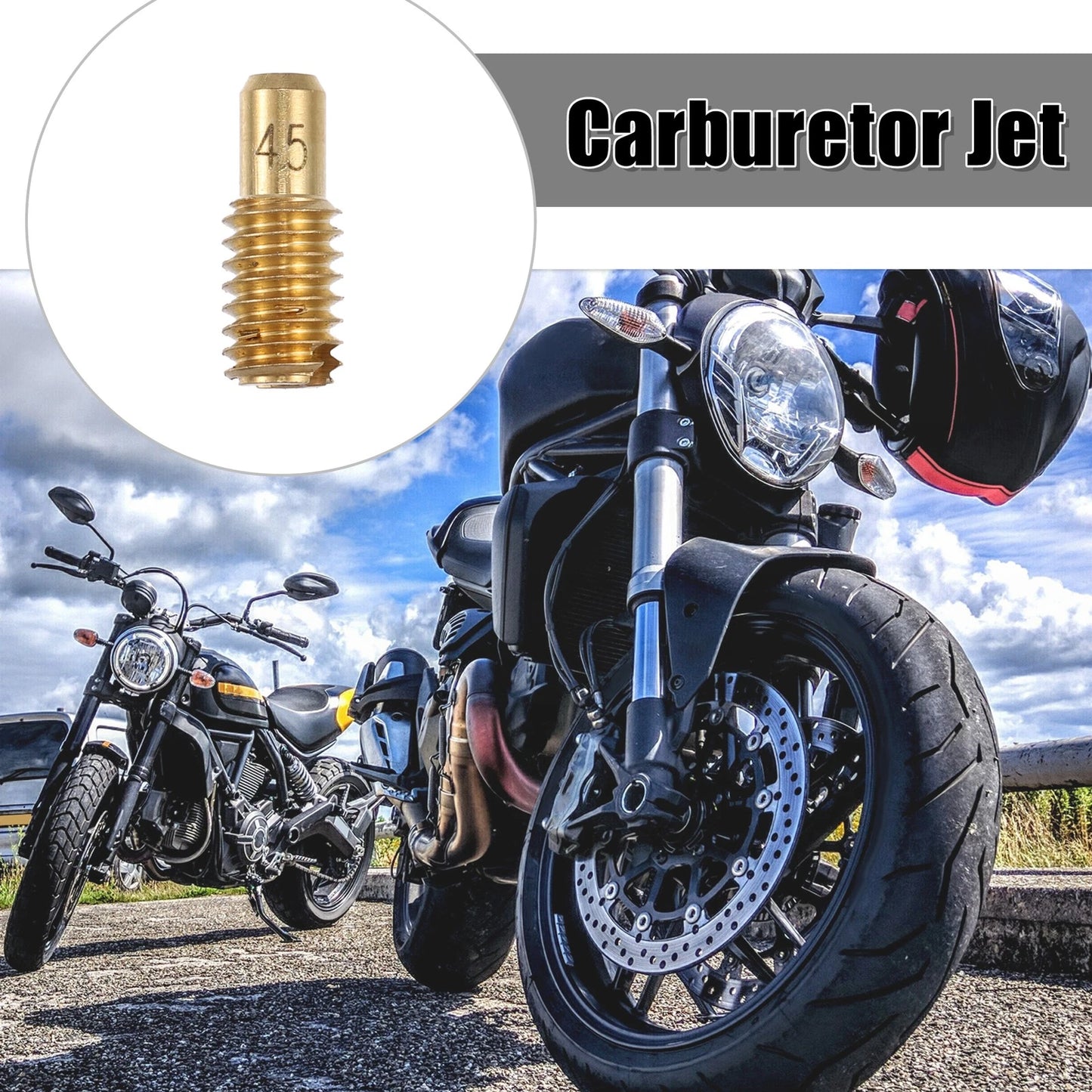Jet for VM 20 Slow Pilot Jets 45 Motorcycle Carburetor Parts