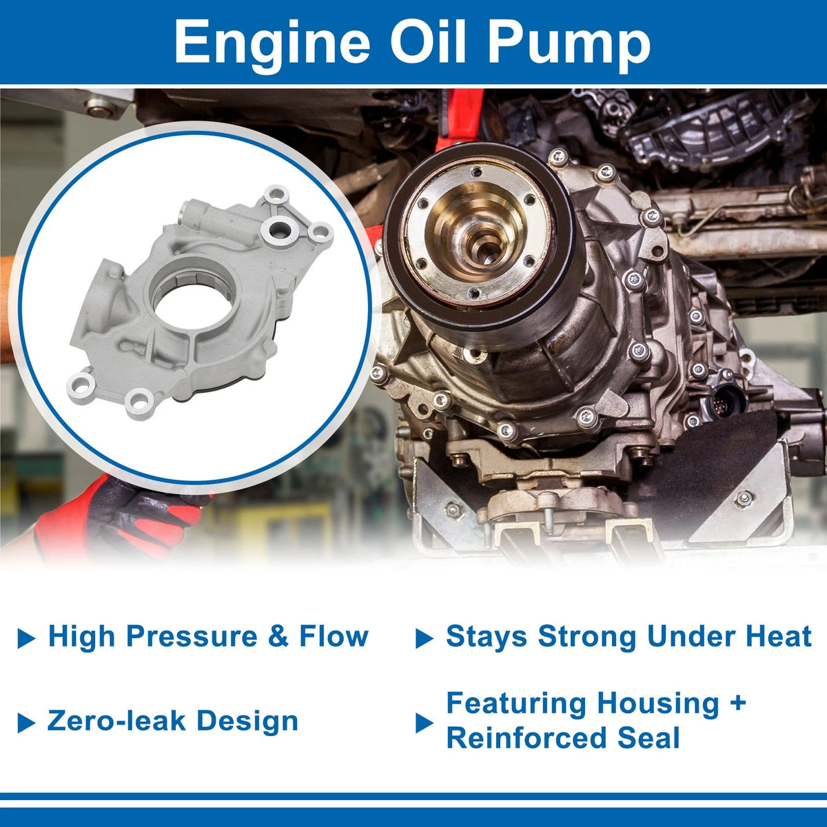 Engine Oil Pump / 55 PSI / Engine Oil Pump for AVANTI II (2001-2004)