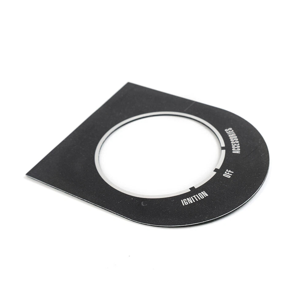 Dash Cover Switch Nameplate for Harley Dyna FXDWG, Softail FXST FLST (93-17)