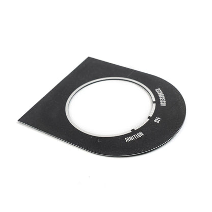 Dash Cover Switch Nameplate for Harley Dyna FXDWG, Softail FXST FLST (93-17)