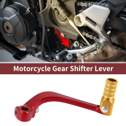 Folding Gear Shifter Lever for Honda CRF110F Gold Tone Head (2013–2018)