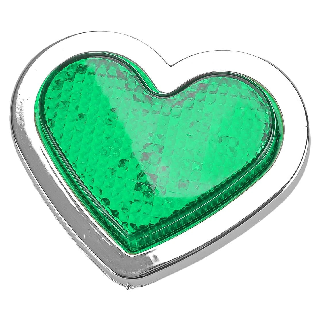 Green Heart Shaped LED Side Marker Turn Signal Lights for Car