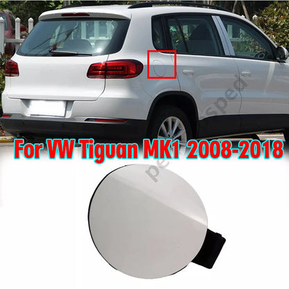 White Fuel Tank Filler Door Lid Cover for VW Tiguan MK1 (2008–2018)