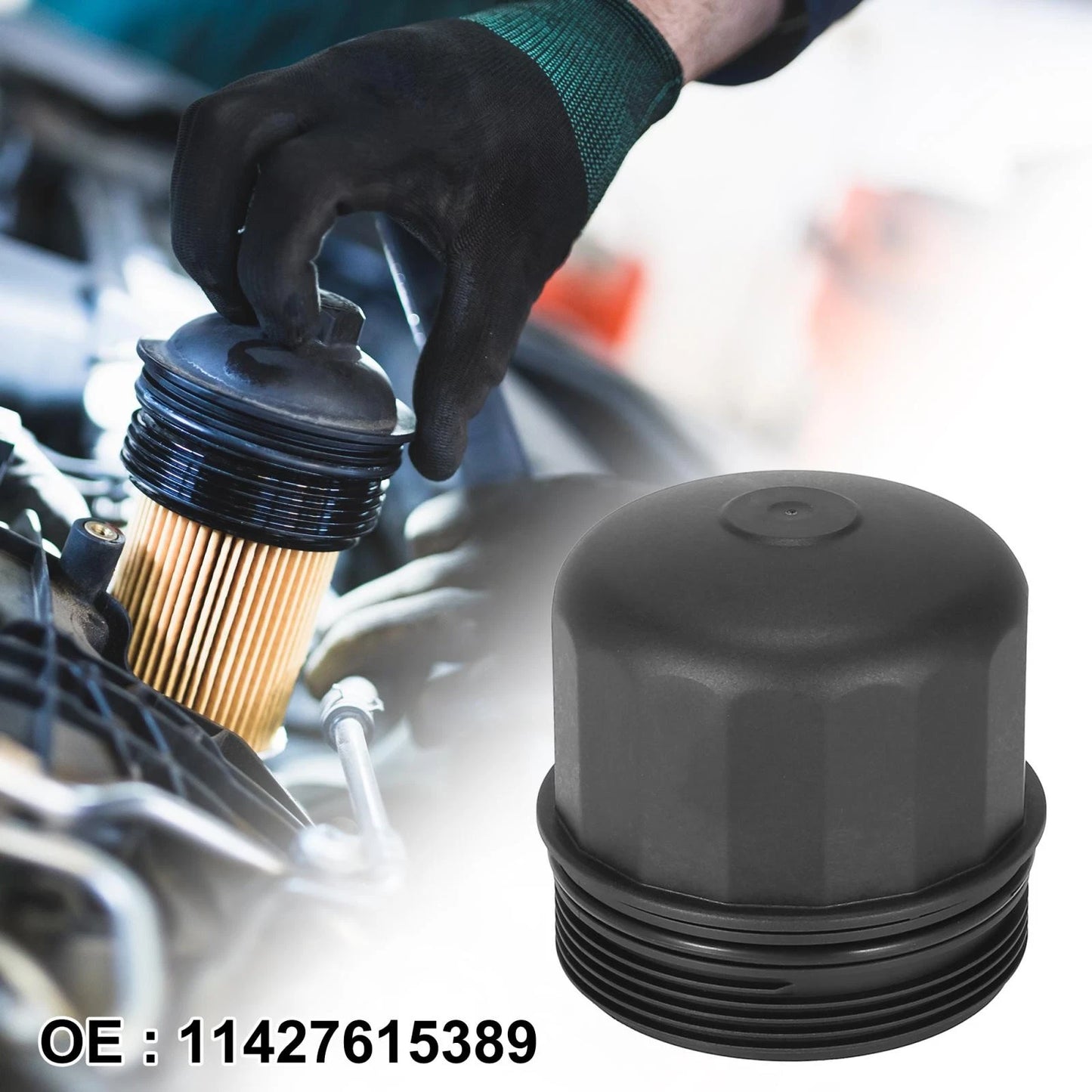 Oil Filter Cap Housing for BMW F02 F07 F10 F12 M5 X6