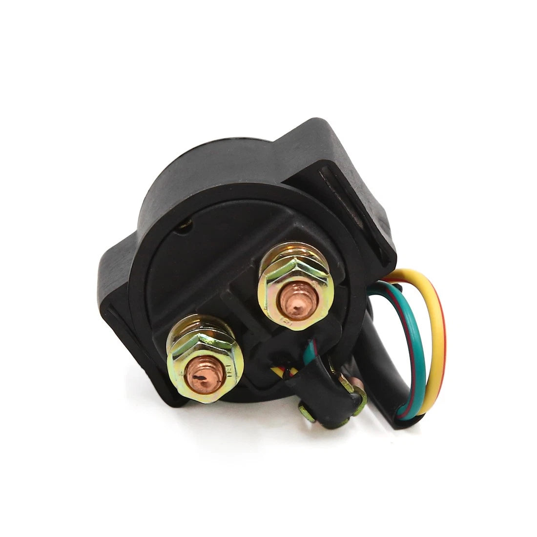 DC 12V 2 Wire Motorcycle Scooter Solenoid Relay Black for Honda CG125