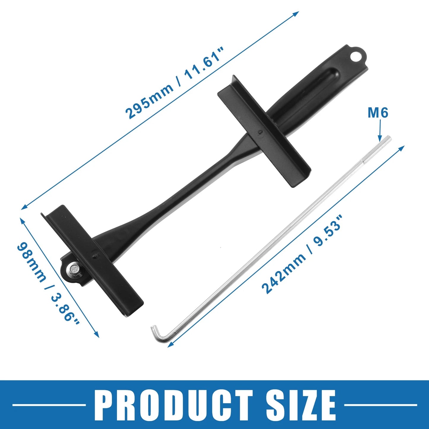 Battery Hold Down Mount Bracket Kit for Toyota Camry (2007-2011)