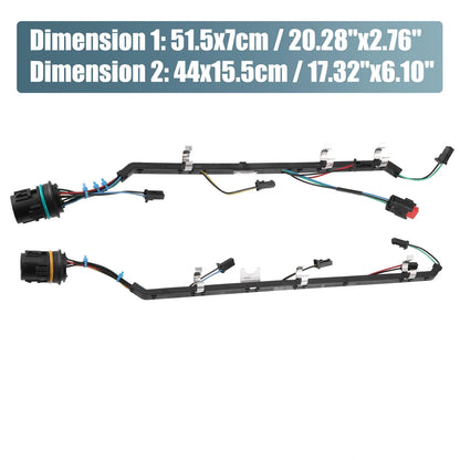 2 x Glow Plug Wiring Harness for Ford F-250 F-350 6.4L (2008-2010)