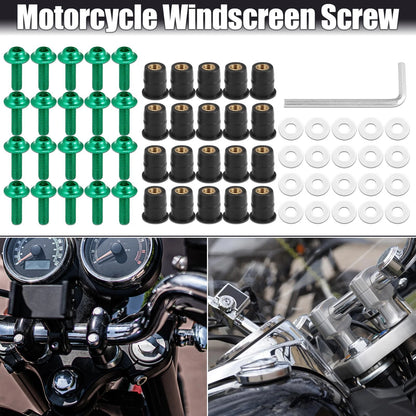 M5 / 20pcs / Windscreen Screws Fairing Bolts for Motorcycle