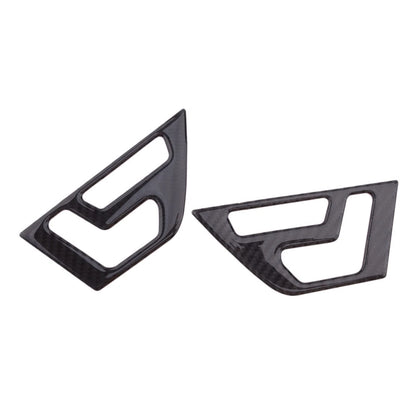2 x Carbon Fiber Interior Door Seat Control Panel Trim for Benz W204 (2007-2013)