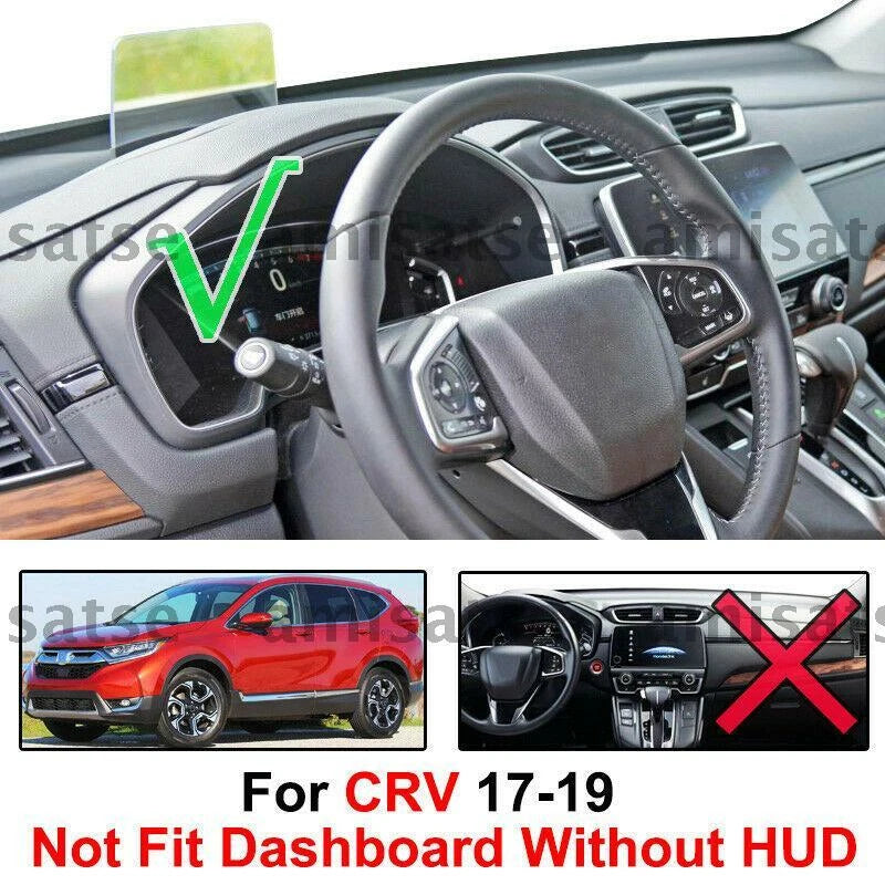 Dashmat for Honda CR-V 2017-2018 Dashboard Cover Sun Shade (2017-2018)