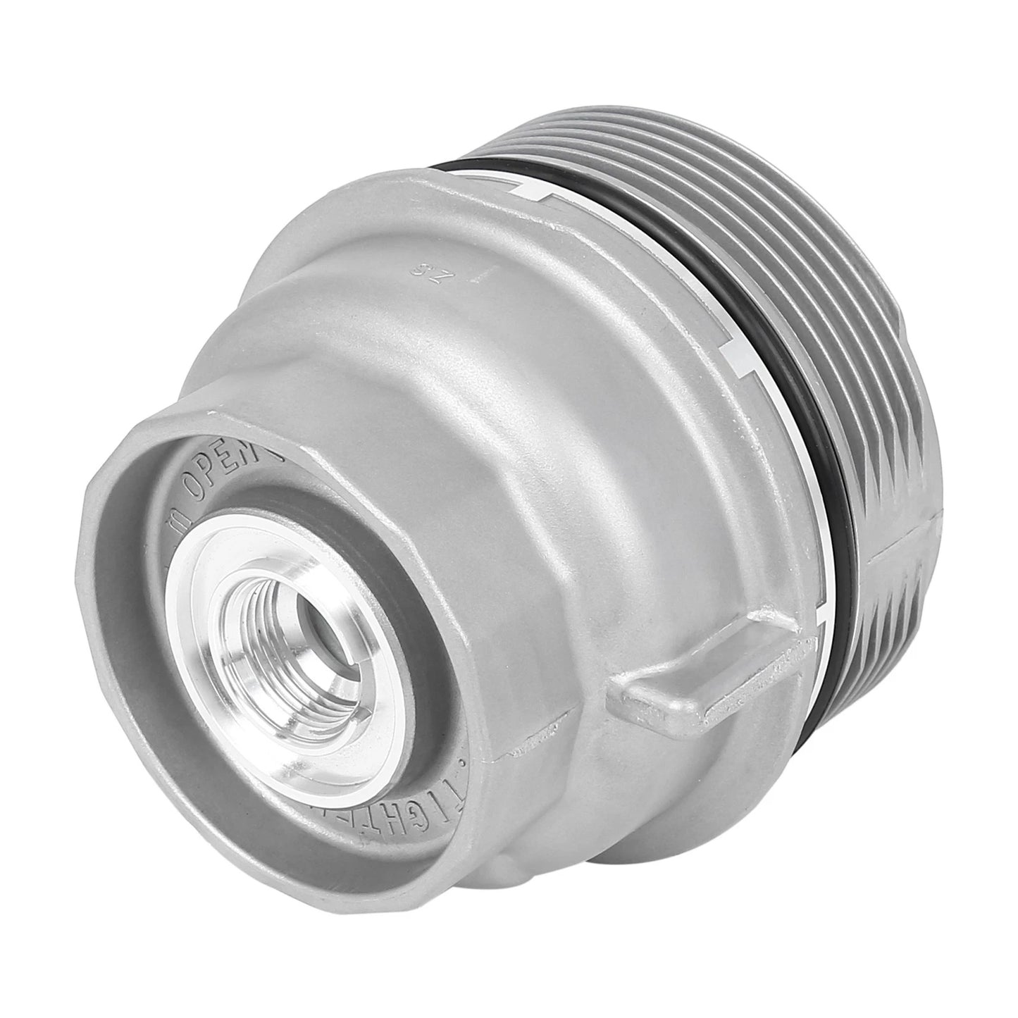 Silver Tone Oil Filter Cap Cover for Lexus Toyota (2000-2023)