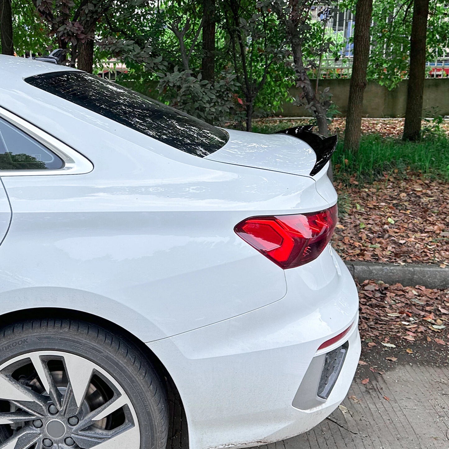 Rear Boot Spoiler Lip for Audi A3 S3 RS3 8Y (2021-2025) Gloss Black