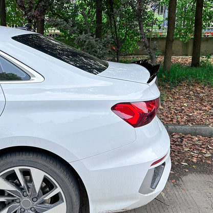 Rear Boot Spoiler Lip for Audi A3 S3 RS3 8Y (2021-2025) Gloss Black