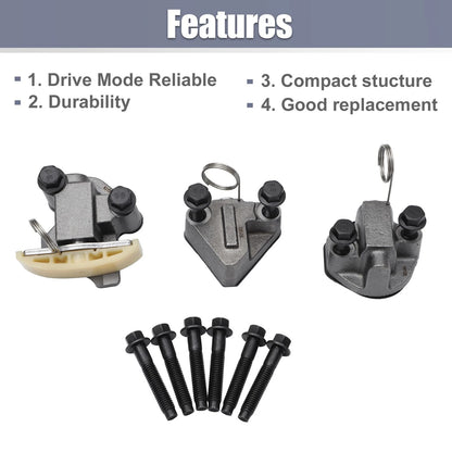 Timing Chain Kit for Chevy 3.6L
Timing Chain Kit for Cadillac 3.6L
Timing Chain Kit for Buick 3.6L
Timing Chain Kit for GWC 3.0L