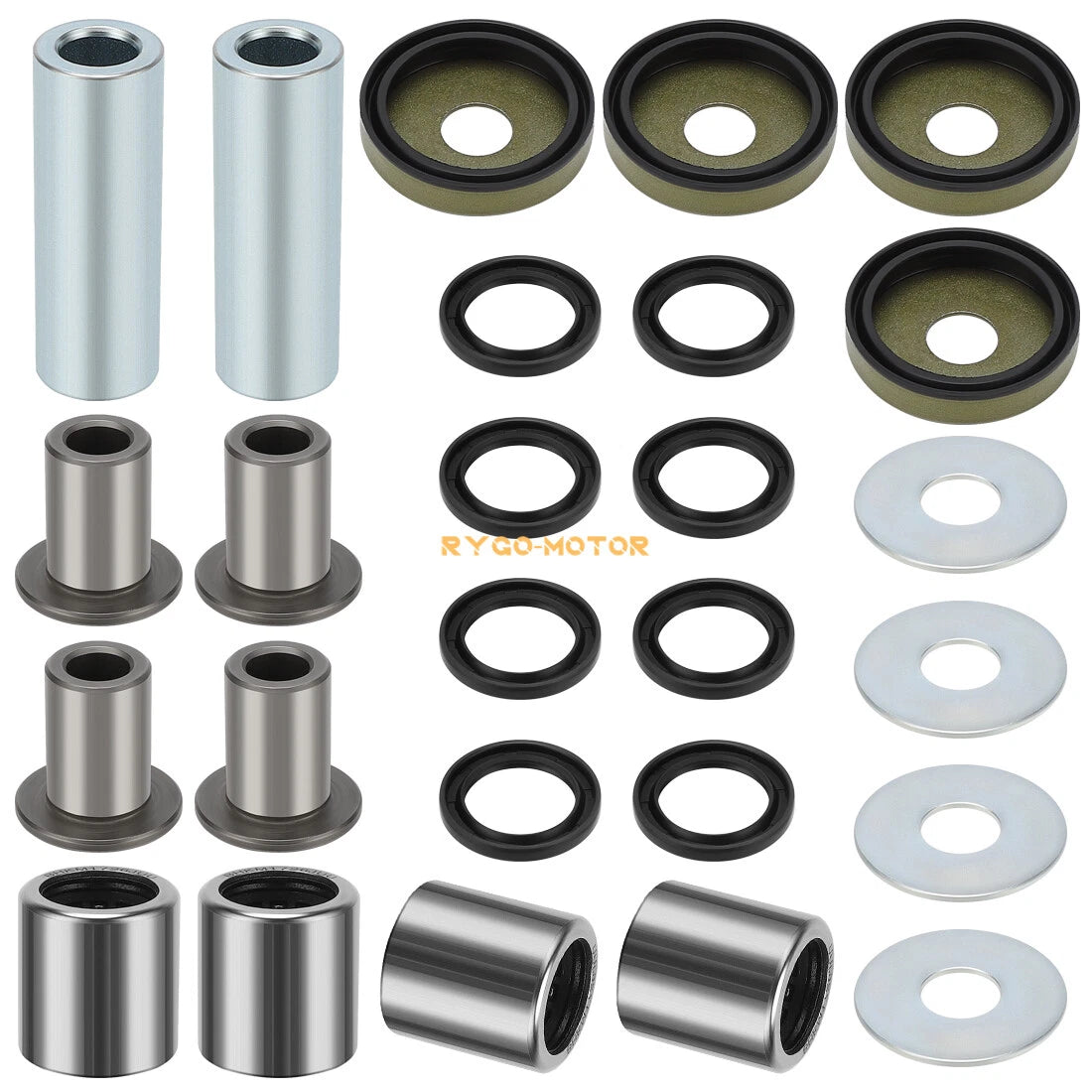 Front Upper & Lower A-Arm Bushing Seals for Kawasaki KFX400 (2003–2006)