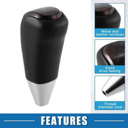 Gold Tone Black Gear Shift Knob for Toyota Land Cruiser (2016-2021)