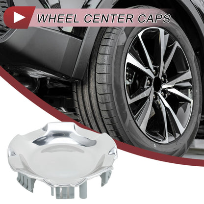 1 Pc Wheel Center Caps for Chevrolet Silverado Tahoe Chrome Silver Tone Plastic