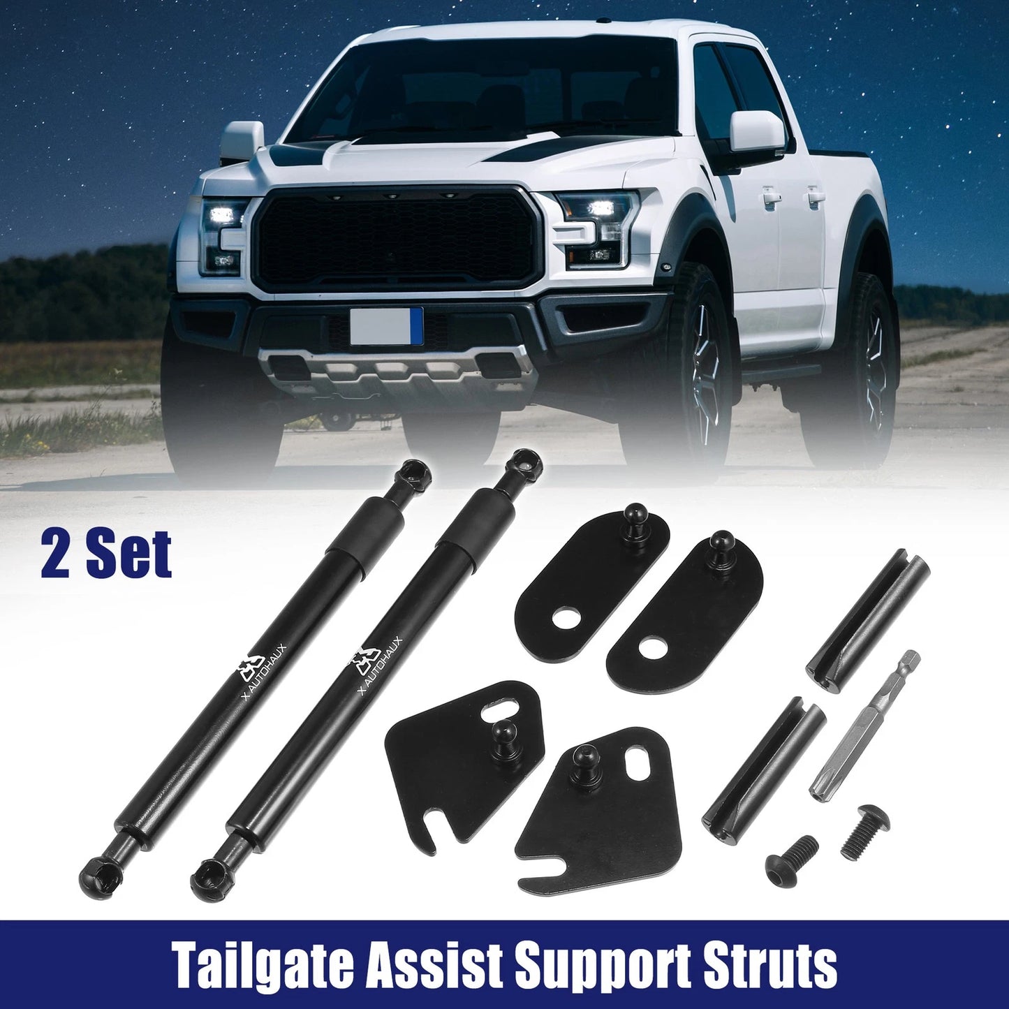 Rear Tailgate Lift Support Struts for Ford F150 (2015-2020)