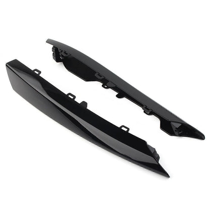 Front Bumper Grille Insert Covers for Jaguar XF (2012-2015) Black