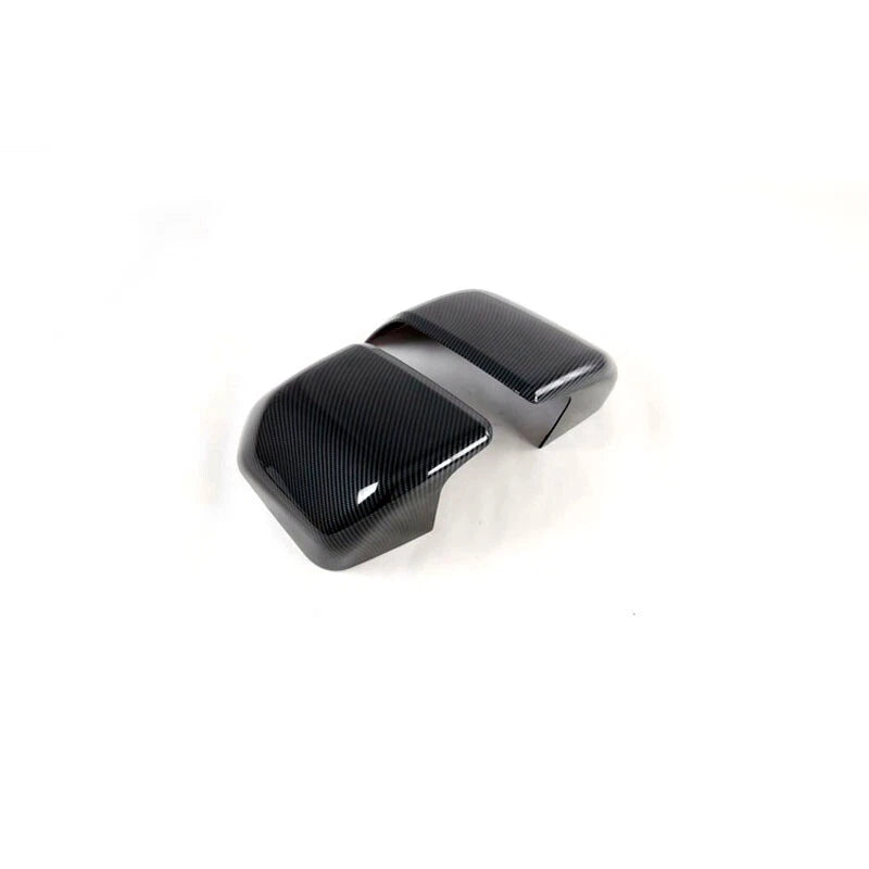 Car ABS Carbon Fiber Style Wing Mirror Cover Trim Fit For Ford F150 2015-2019