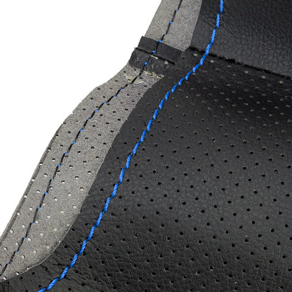 Black Leather Steering Wheel Cover for Honda Civic 2006-2011