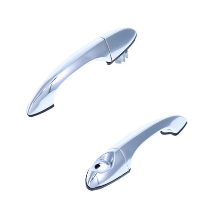 2 x Front Left & Right Outer Door Handles Chrome for BMW X5 E53 (2000-2007)