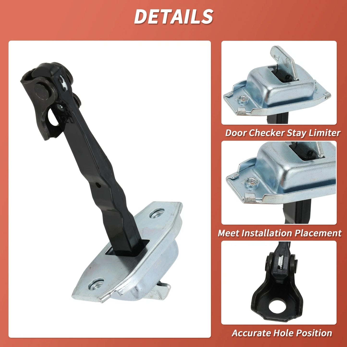 Front Door Check Strap for Toyota Corolla Sedan (2014-2019) 1 x Pc
