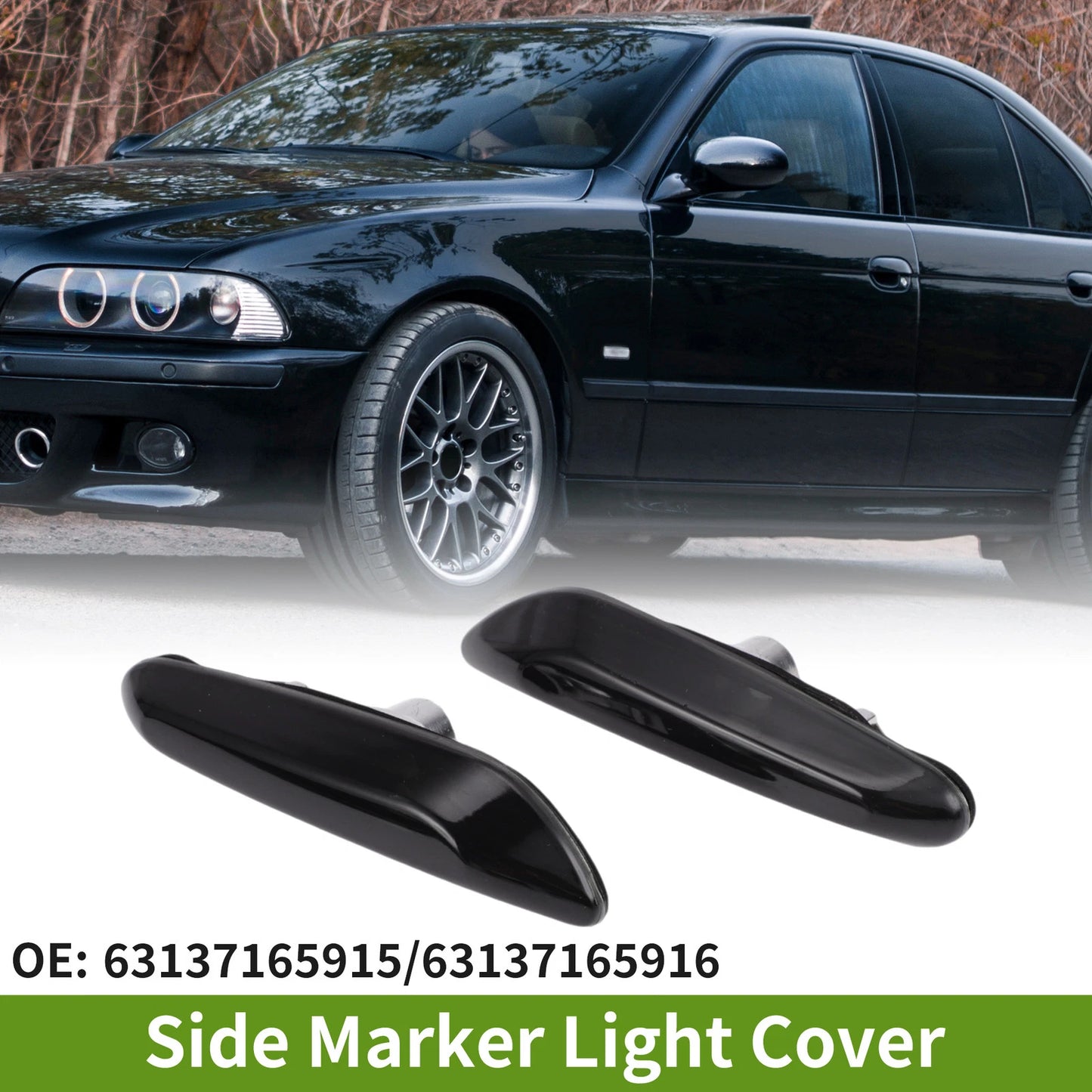 Side Marker Light Covers for BMW 3 Series (2002-2005)