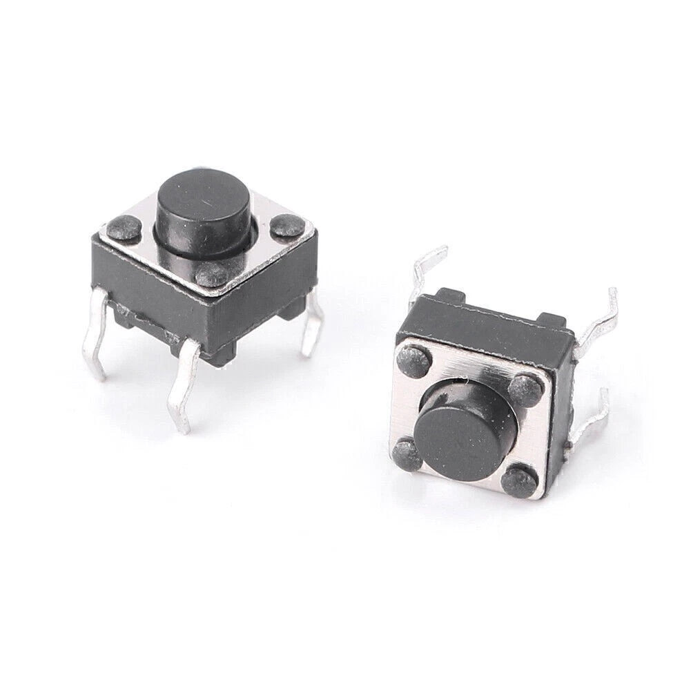 50 x Mini Momentary Tactile Push Button Switches 6x6x5mm for Various Models