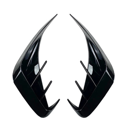 2 x Rear Bumper Canards Lip Splitter Fins for BMW 3-Series (2019-2022)