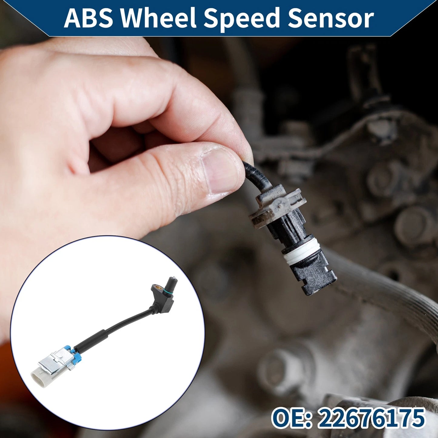 ABS Wheel Speed Sensor for Chevrolet Equinox (05 - 06)