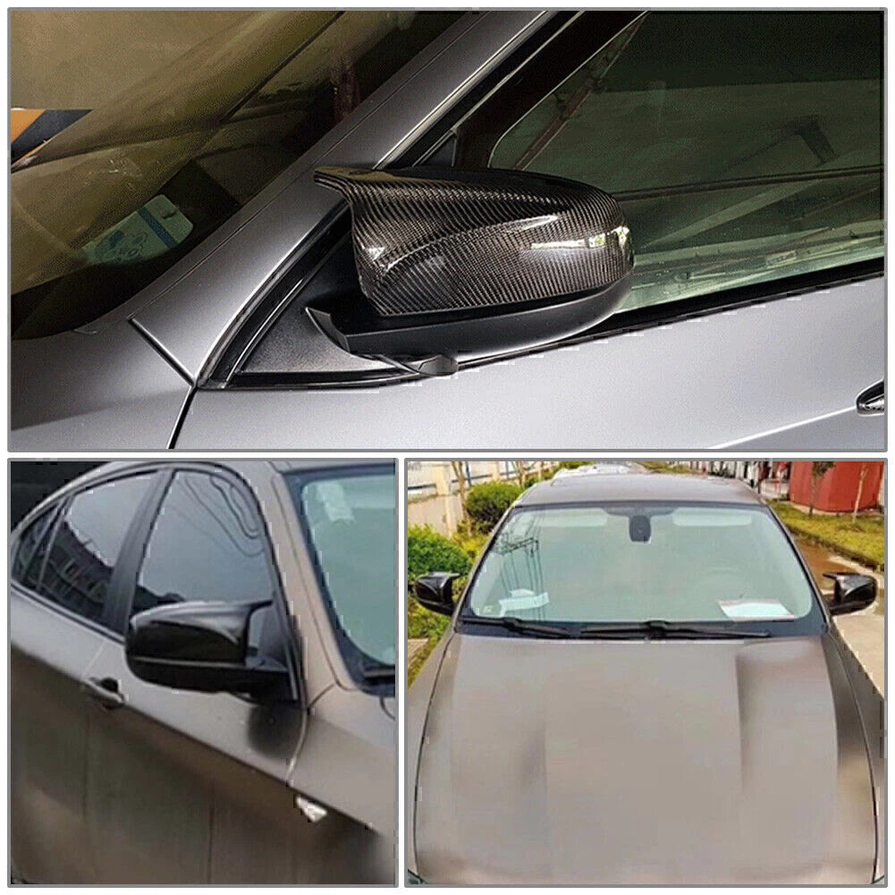 Carbon Fiber Rear View Mirror Covers for BMW X5 X6 E70 E71 (2007-2013)