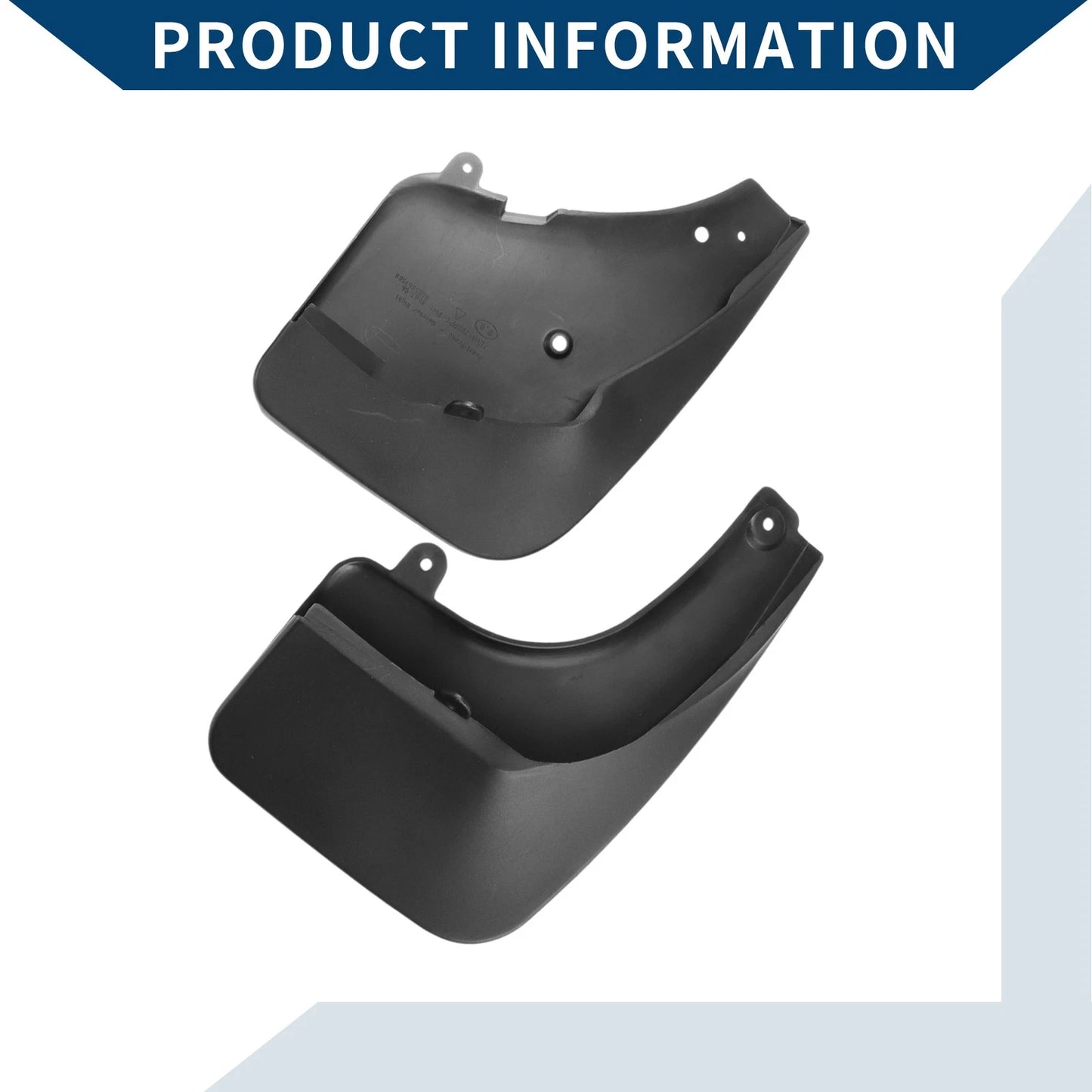Mud Flaps Splash Guards 1 Set for Peugeot 3008 (2008-2015)