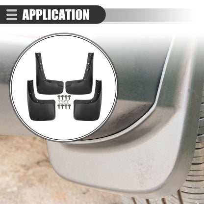 Car Mud Flaps Splash Guards Set for Jeep Liberty (2008-2012)