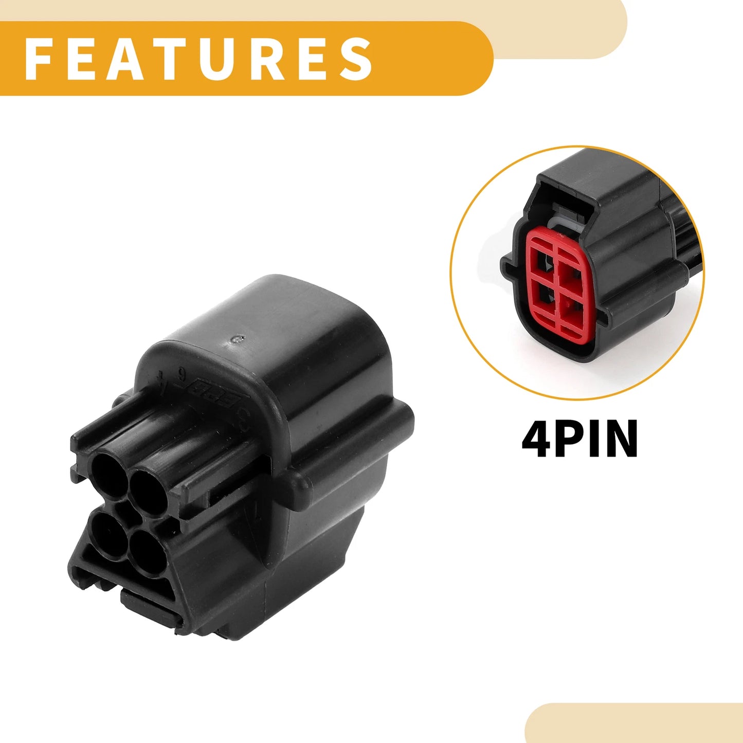 4 Pin A/C Pressure Switch Connector Plug for Ford