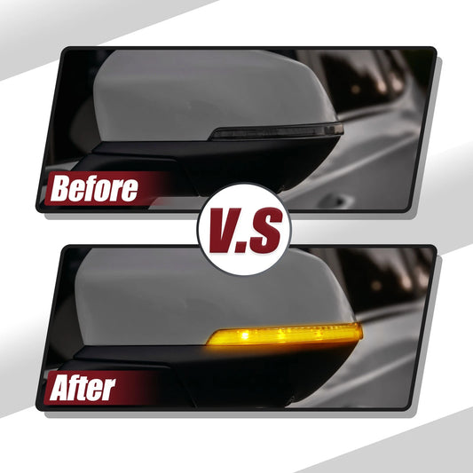 1 pair LED Left Right Mirror Turn Signal Light for Chrysler