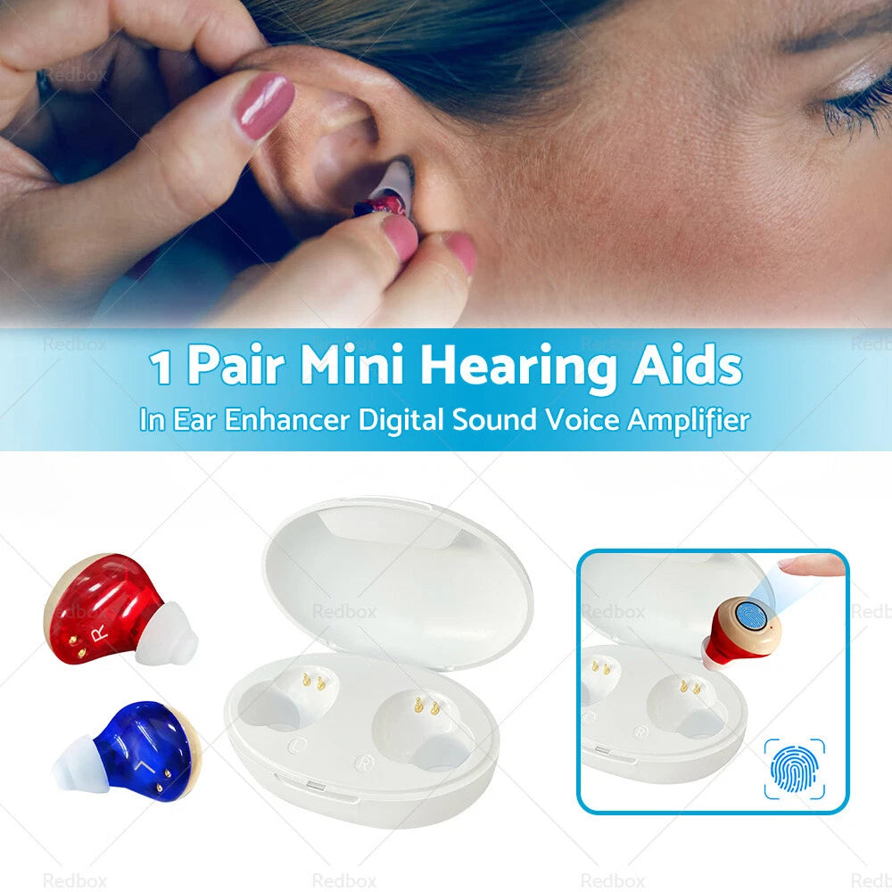 1 Pair Digital Sound Voice Amplifier Hearing Aids for Mini USB (2020-2023)