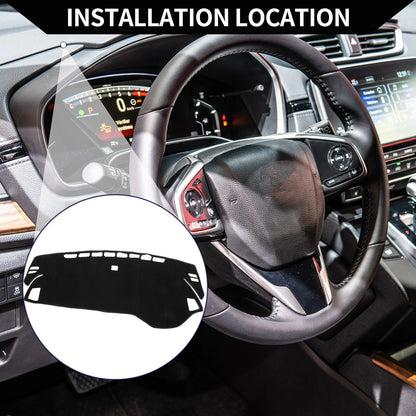 Dashboard Cover Mat for Honda Odyssey 2022-2024 Protector Black 1 Set