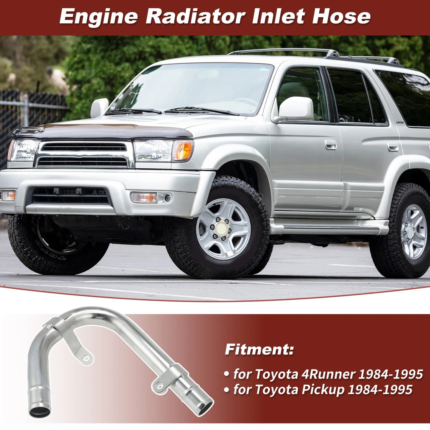 HVAC Heater Water Hose for Toyota 4Runner (1984-1995)