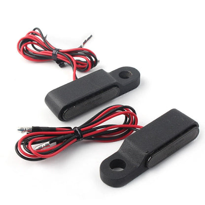 2 x Mini LED Turn Signal Amber Blinker Lights for Motorcycle (No Year Specified)