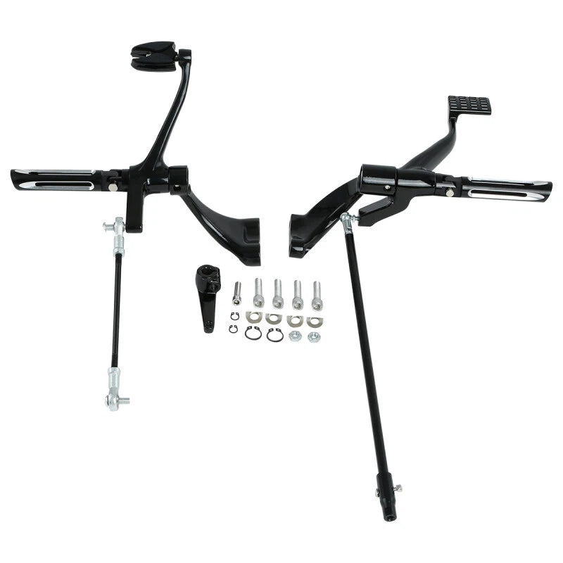 Black Forward Control Pegs for Harley Sportster XL (2004-2013)