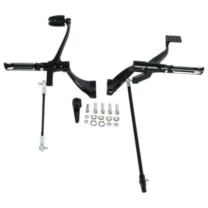 Black Forward Control Pegs for Harley Sportster XL (2004-2013)
