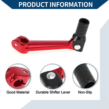 Folding Gear Shifter Lever Red/Black Head for Bosuer M5