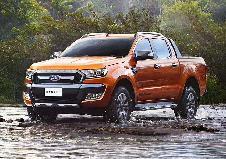 Grey Wildtrak Headlight Cover Trim for Ford Ranger T6 PX2 PX3 (2015-2021)