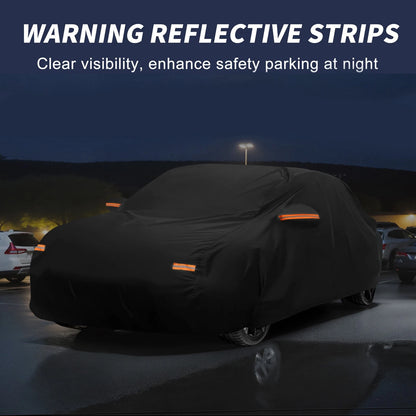 Waterproof Car Cover with Driver Door Zipper for Toyota Corolla