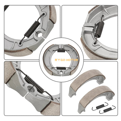 Rear Brake Drum Hub Shoes Cover for Yamaha Big Bear 400 YFM400 (2000–2004)