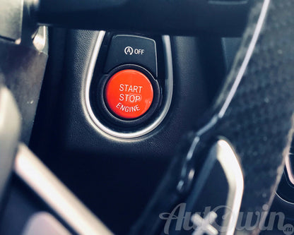 Red Start Stop Engine Push Button Cover for BMW F Series F30 F10 F01 F25 F15