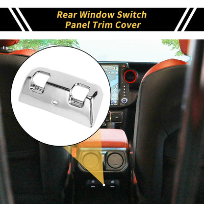 Rear Window Switch Panel Cover for Jeep Wrangler JL JLU (2018-2024)