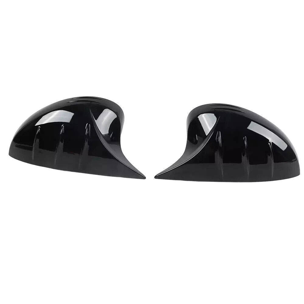 Gloss Black M-Horn Style Side Mirror Cover Caps for Honda Civic (2022-2025)